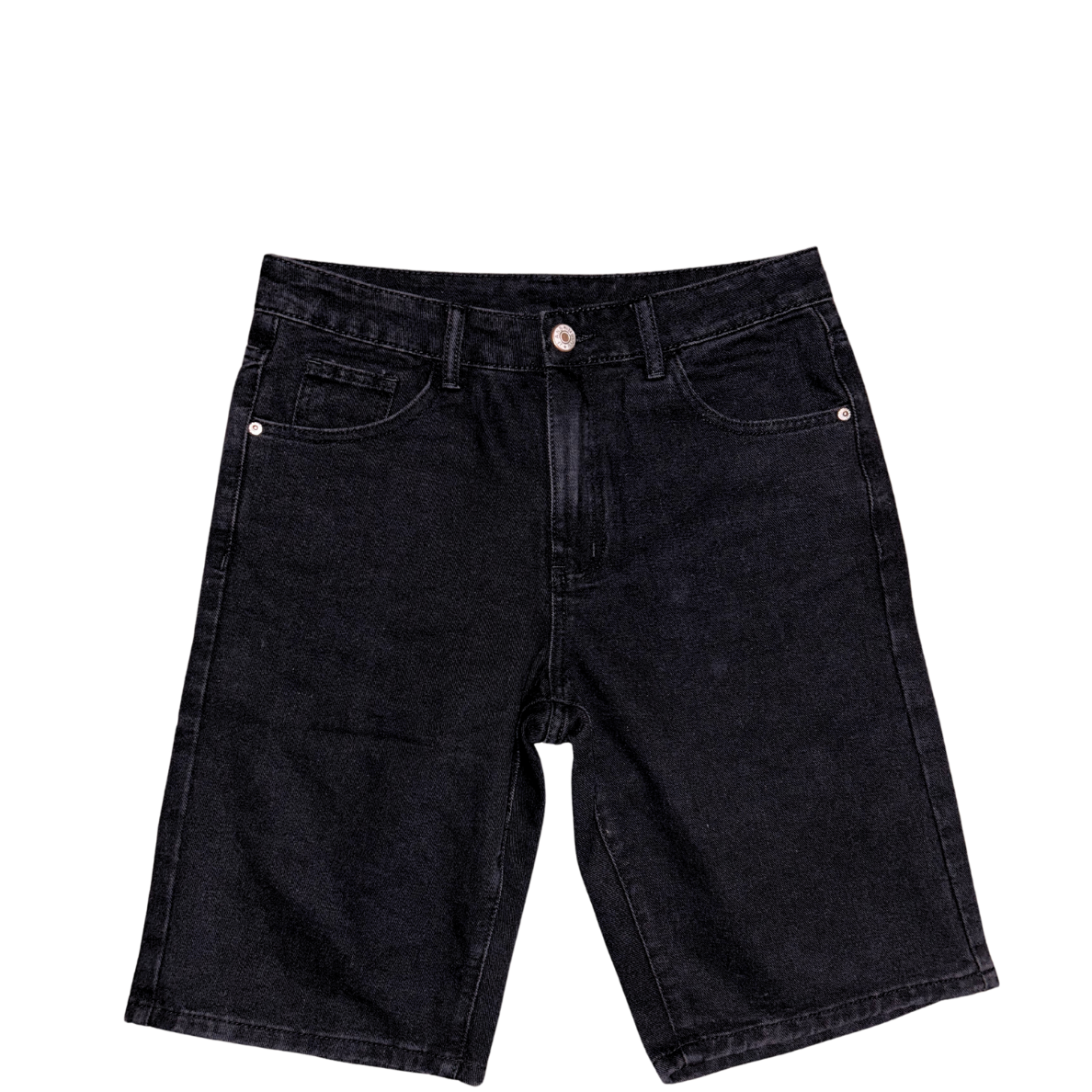 Black Jean Shorts