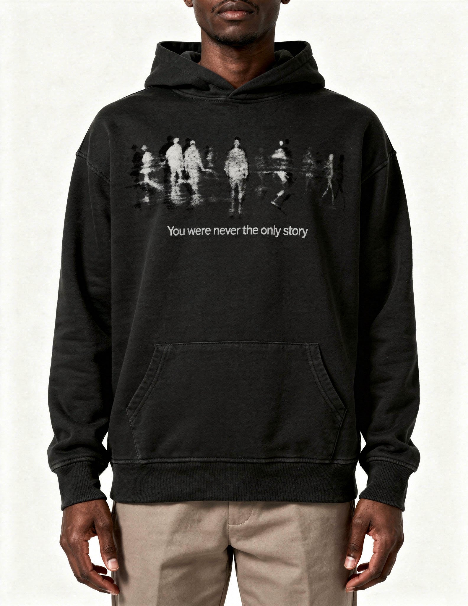 Static Black Hoodie